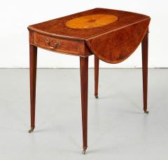  Ince Mayhew Mayhew Ince Gorgeous George III Burl Yewwood Pembroke Table - 3127596