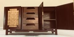  Industria Mueblera Mexico Edmond Spence Mahogany Sideboard Woven Sea Grass Faced Doors Industrial Mueblera - 675413