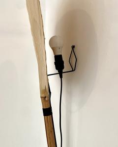  Ingo Maurer Ingo Maurer Uchiwa II Rice Paper and Bamboo Wall Light - 4662291