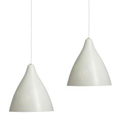 Innolux Oy Lisa Johansson Pape 270 Perforated Metal Pendant in White - 3542778