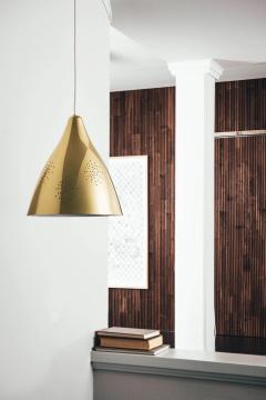  Innolux Oy Lisa Johansson Pape 270 Perforated Polished Brass Pendant - 2428439