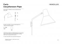  Innolux Oy Lisa Johansson Pape Carin Wall Lamp for Innolux - 2447411