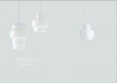  Innolux Oy Multi Glass Pendant in White by Jokinen and Konu for Innolux - 3536926