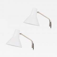  Innolux Oy Pair of Lisa Johansson Pape Carin Wall Lamps in Polished Chrome for Innolux - 3544022
