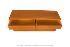  Interform Collection Mid Century Danish Teak Long Double Dresser - 3472014