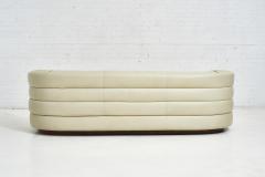  Interiors Crafts Channel Stacked Leather Sofa by Interior Crafts 1970 s - 1931389