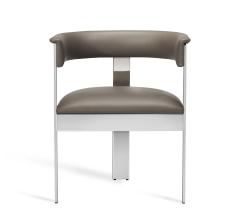  Interlude Home Darcy Dining Chair Grey Nickel - 1440994