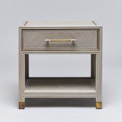 Interlude Home Jensen Bedside Chest Grey Wash - 3076043