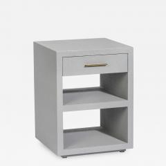  Interlude Home Livia Small Bedside Chest Grey - 1416609