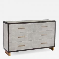  Interlude Home Maia 6 Drawer Chest Grey - 1416647