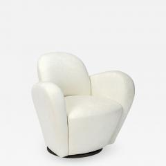  Interlude Home Miami Swivel Chair Shearling - 1883228