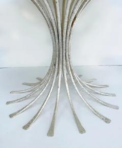  Ironies Ironies Tessellated Bone Sunburst Top Dining Table with Silver Gilt Metal Base - 3528598