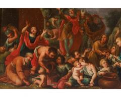  Italian School 17th Century Israelites Collecting Manna from Heaven  - 2895153