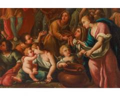  Italian School 17th Century Israelites Collecting Manna from Heaven  - 2895158