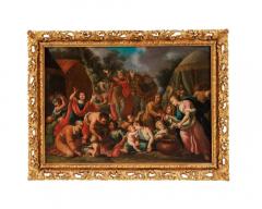  Italian School 17th Century Israelites Collecting Manna from Heaven  - 2896324