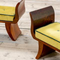  Italian school XX ct Italian Pair of Wooden Stools - 4080320