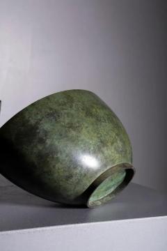  Italian school XX ct Pair of Italian Decorative Bronze Vases - 3703980
