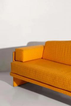  Italian school XX ct Vintage Italian Sofa in Yellow Fabric - 3690942