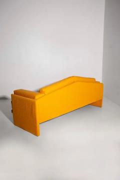  Italian school XX ct Vintage Italian Sofa in Yellow Fabric - 3690980