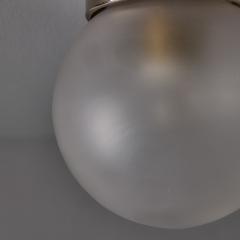  Itsu 1950s Mauri Almari Model EA 11 Glass and Metal Wall or Ceiling Lamp for Itsu - 4590936