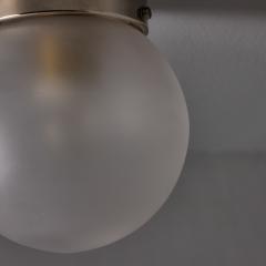  Itsu 1950s Mauri Almari Model EA 11 Glass and Metal Wall or Ceiling Lamp for Itsu - 4590940
