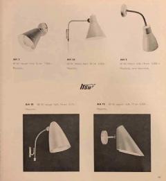  Itsu 1960s Lisa Johansson Pape White Plug in Wall Lamp for Itsu - 4000806