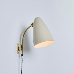  Itsu 1960s Lisa Johansson Pape White Plug in Wall Lamp for Itsu - 4000809