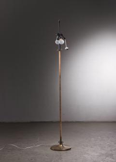  Itsu Brass Itsu floor lamp with cane covered stem - 3052361