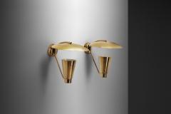  Itsu Finnish Model EY 42 Brass Wall Lights for Itsu Finland 1950s - 2958708