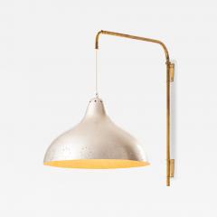  Itsu Itsu Brass Wall Pendant with Perforated Aluminum Shade - 3076522