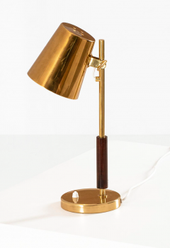  Itsu Itsu Teak Brass Table Lamp 1950s - 3307437