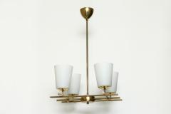  Itsu Itsu chandelier in brass Finland circa 1960s - 4316316