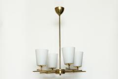  Itsu Itsu chandelier in brass Finland circa 1960s - 4316318