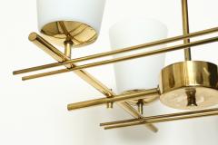  Itsu Itsu chandelier in brass Finland circa 1960s - 4316320