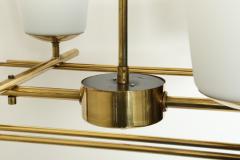  Itsu Itsu chandelier in brass Finland circa 1960s - 4316321
