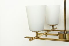 Itsu Itsu chandelier in brass Finland circa 1960s - 4316322