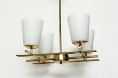  Itsu Itsu chandelier in brass Finland circa 1960s - 4316324
