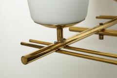  Itsu Itsu chandelier in brass Finland circa 1960s - 4316325