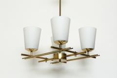  Itsu Itsu chandelier in brass Finland circa 1960s - 4316326