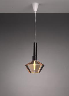  Itsu Itsu folded brass and metal pendant Finland 1950s - 976862