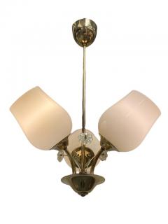  Itsu Mid Century Itsu Ceiling Lamp in Brass Finland 1950s - 3933177