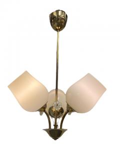  Itsu Mid Century Itsu Ceiling Lamp in Brass Finland 1950s - 3933179