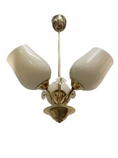  Itsu Mid Century Itsu Ceiling Lamp in Brass Finland 1950s - 3933180