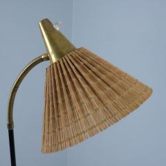  Itsu Mid Century Modern Floor Lamp Model No EN 31 with Rattan Shades Itsu 1950s - 4239038