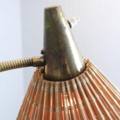  Itsu Mid Century Modern Floor Lamp Model No EN 31 with Rattan Shades Itsu 1950s - 4472672