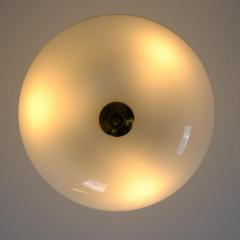  Itsu Minimalist Sleek Ceiling Lamp Model AA 72 40 in Brass Glass Itsu 1950s - 4417374