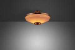  Itsu Model ER 180 Acrylic Glass and Copper Ceiling Light by Itsu Finland 1960s - 3245504