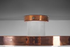  Itsu Model ER 180 Acrylic Glass and Copper Ceiling Light by Itsu Finland 1960s - 3245505