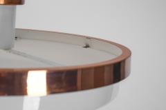  Itsu Model ER 180 Acrylic Glass and Copper Ceiling Light by Itsu Finland 1960s - 3245508