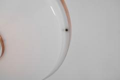  Itsu Model ER 180 Acrylic Glass and Copper Ceiling Light by Itsu Finland 1960s - 3245511